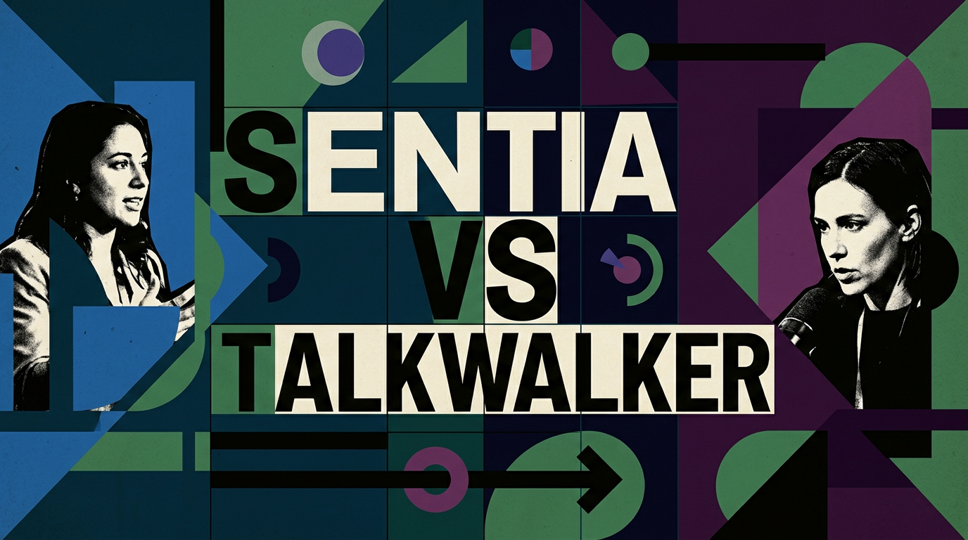 Sentia vs Talkwalker · the honest comparison