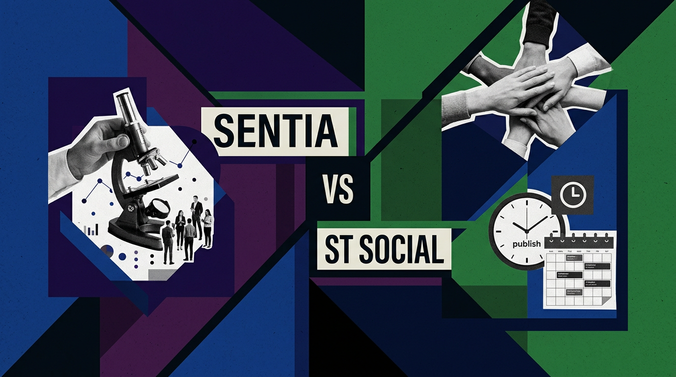 Sentia vs Sprout Social · the honest comparison