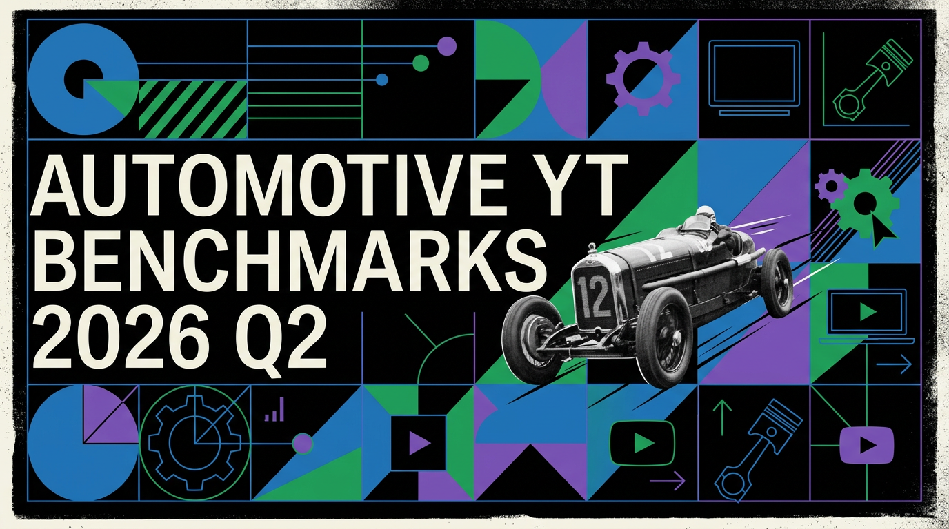 Automotive on YouTube: Engagement Rate Benchmarks (2026 Q2)