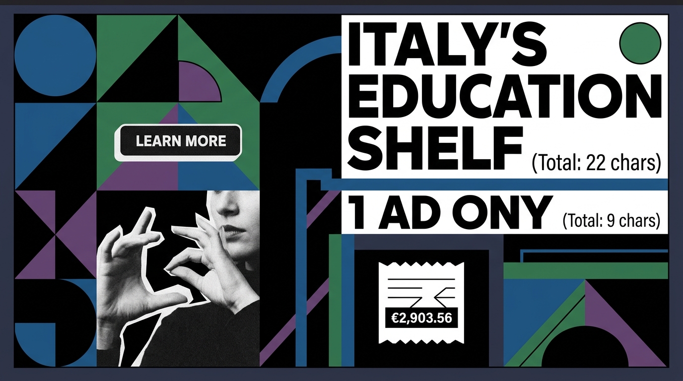 €2,903.56, One Learn More, No Creative on File: Epicode Is Italy's Education Traffic Shelf Cover Image