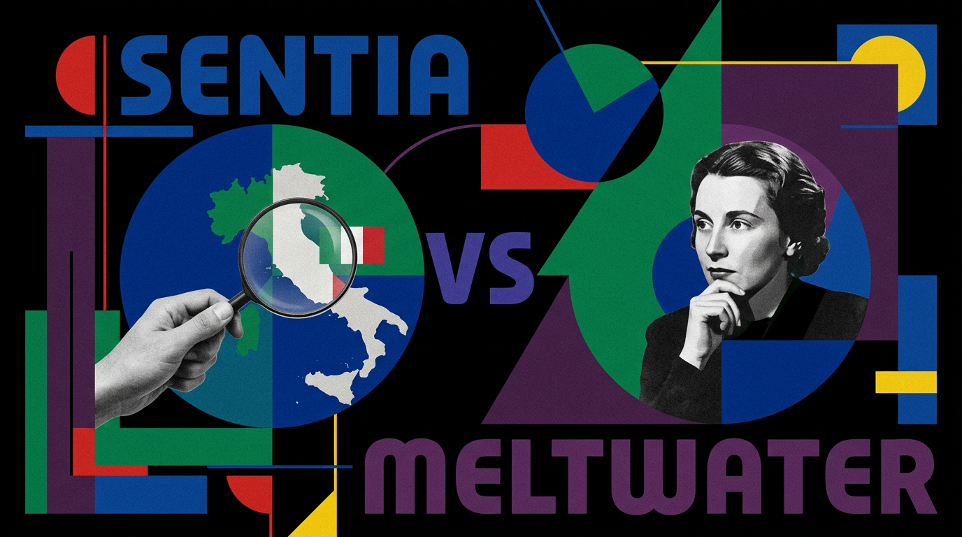 Sentia vs Meltwater: Comparing Local Market Depth in Italy Cover Image