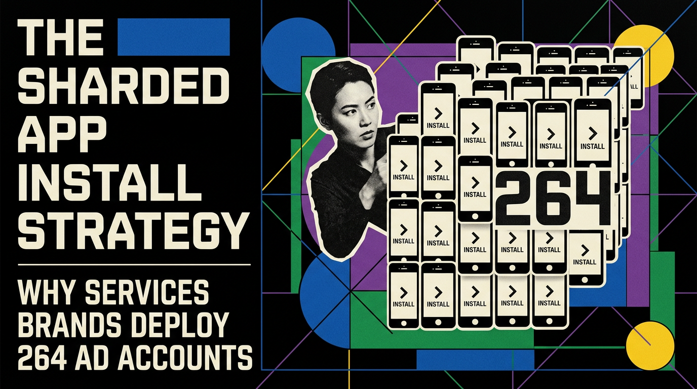 The Sharded App Install Strategy: Why Services Brands Are Deploying 264 Ad Accounts for App Promotion Cover Image