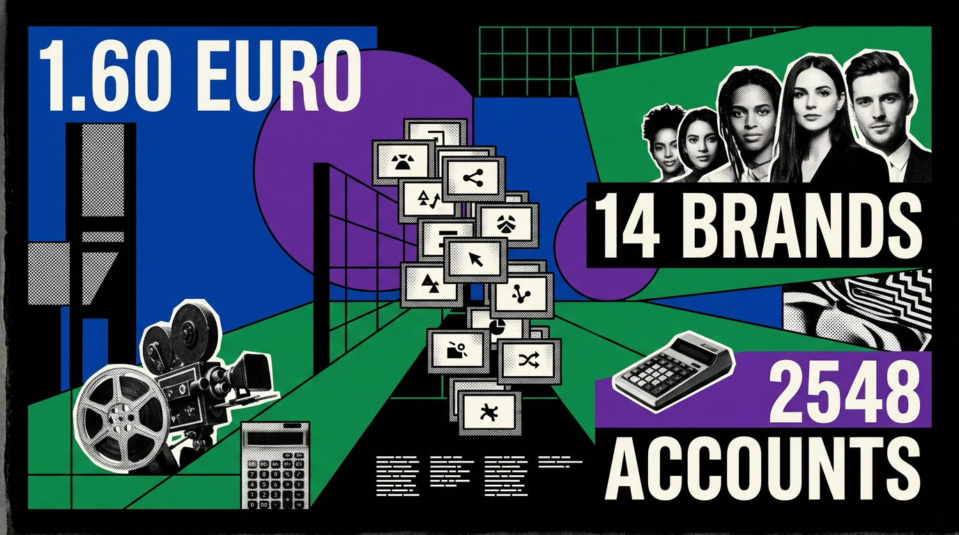 The 1.60-Euro Video Ad: Why 14 Brands Are Sharding Engagement Across 2,548 Accounts Cover Image