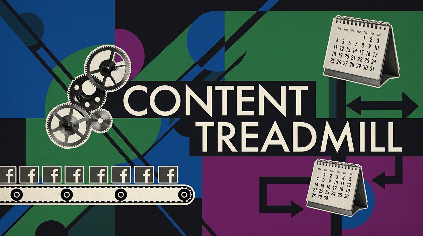 The Content Treadmill: Why One Italian Tech Brand's 24-Post Facebook Strategy Is a Resource Black Hole Cover Image